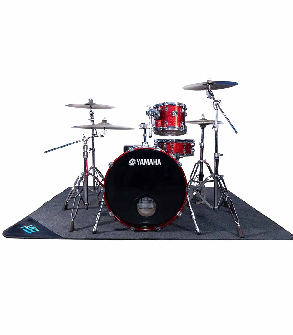 Yamaha Oak Custom Red Sparkle 3pc Drumkit